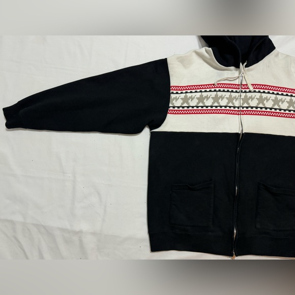 VTG A Bathing Ape BAPE Digital Print Y2K Stars Nigo Parka Zip Hoodie RARE BLACK - Picture 6 of 16